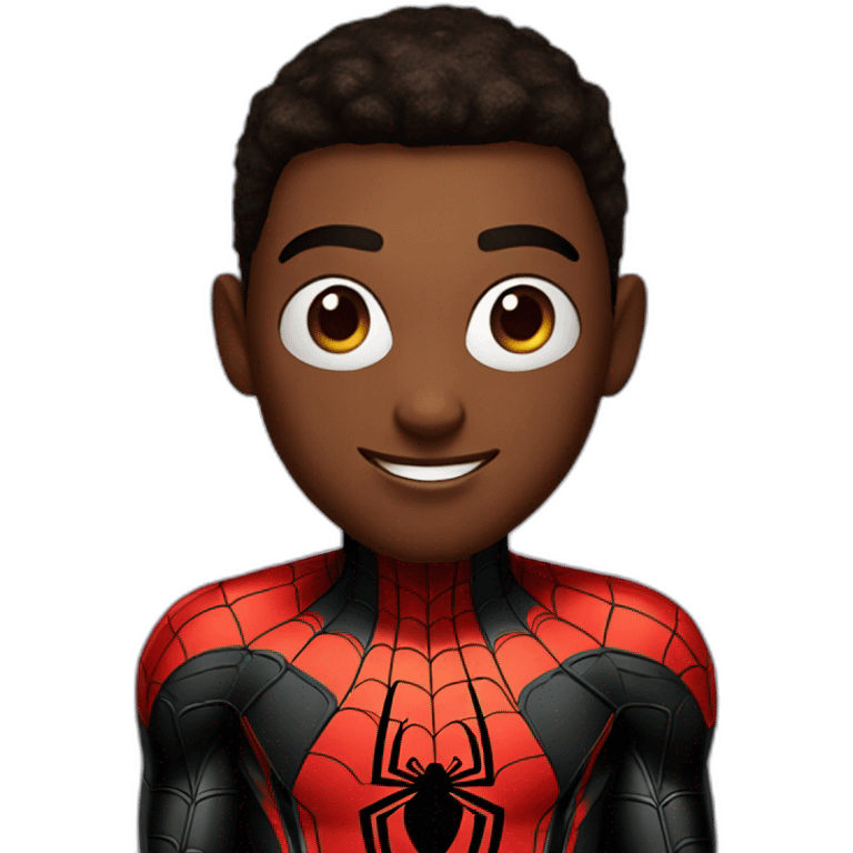 Spiderman miles morales emoji