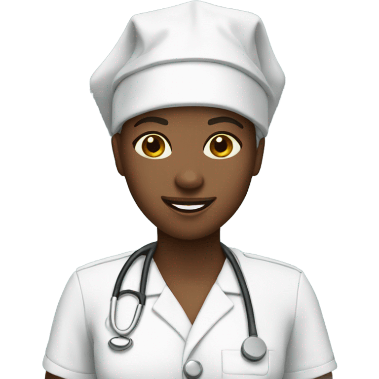 Christmas white nurse emoji