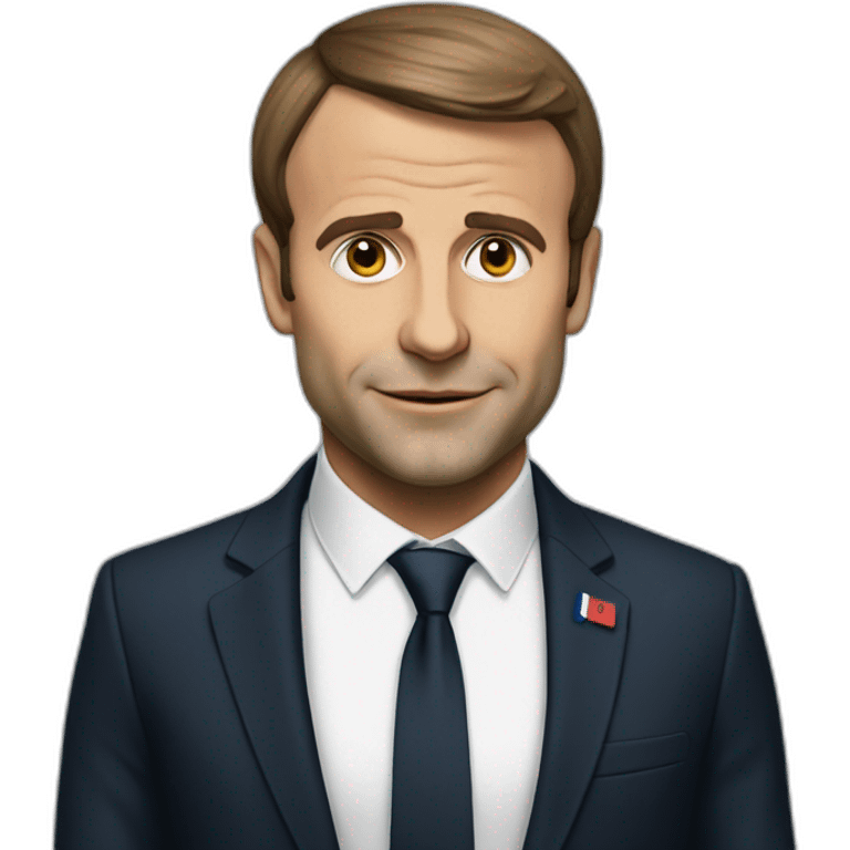 Emanuel Macron emoji