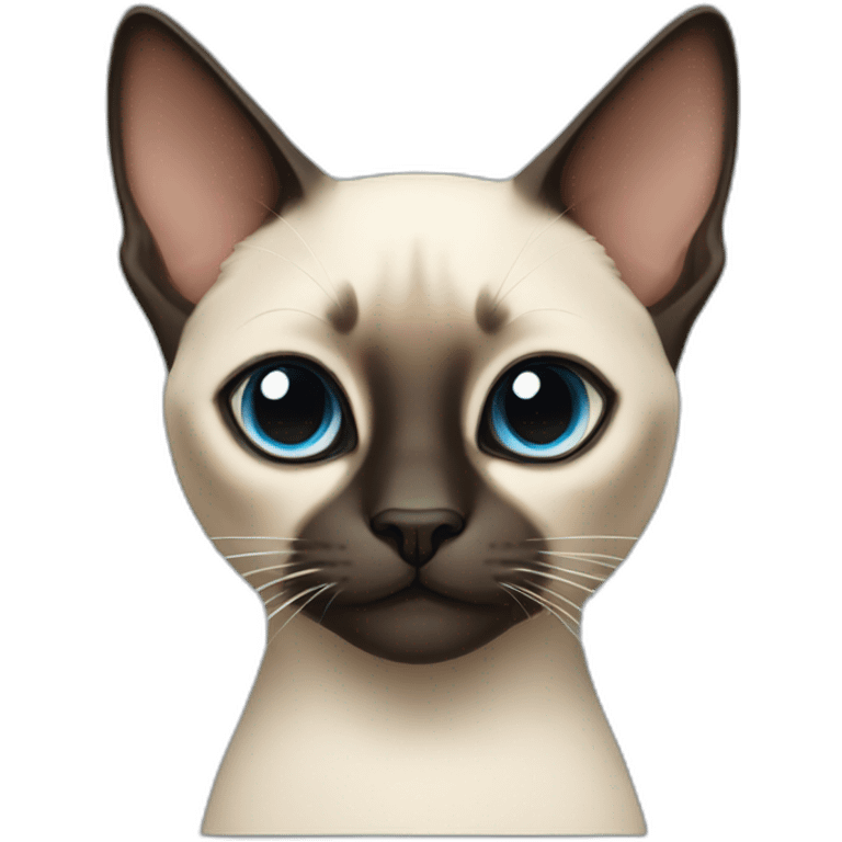 Siamese cat emoji