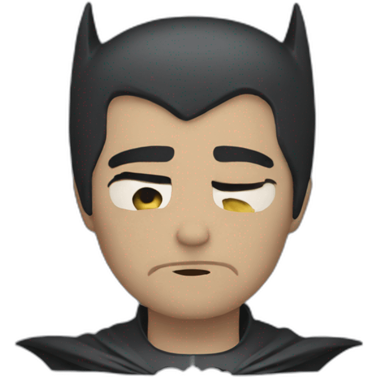 Batman sad emoji