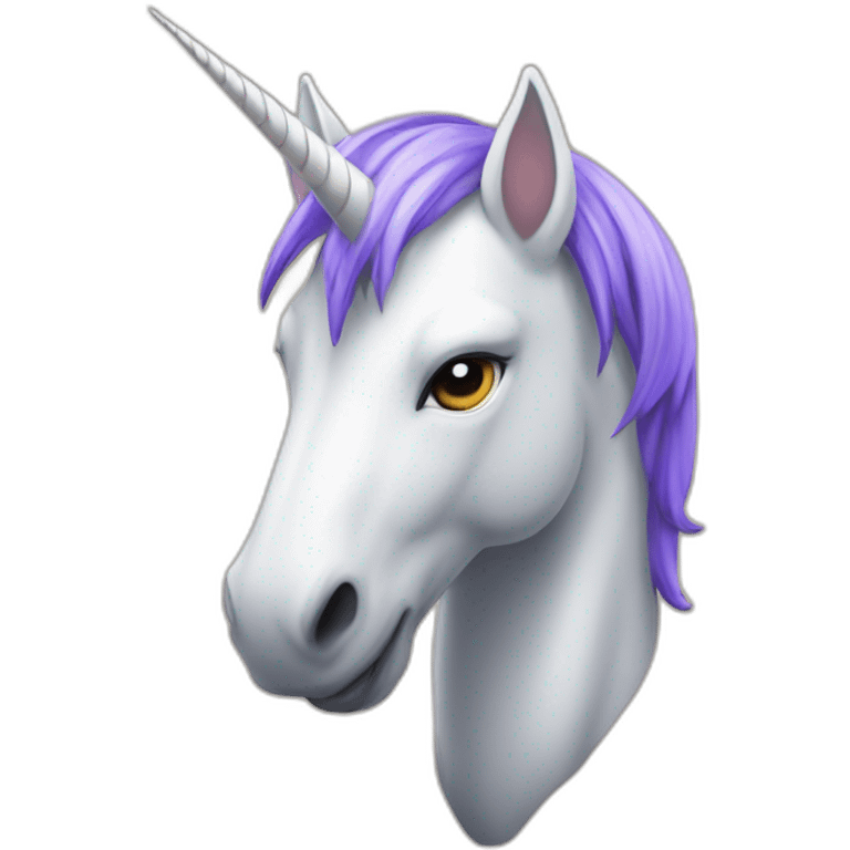 Licorne Ui fais un dabe emoji