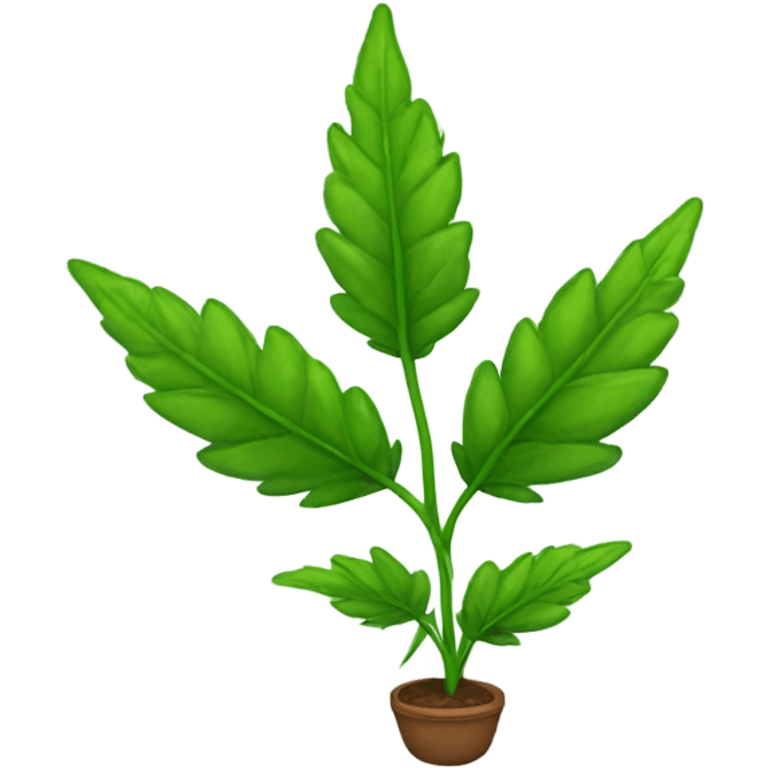 Weed plant emoji