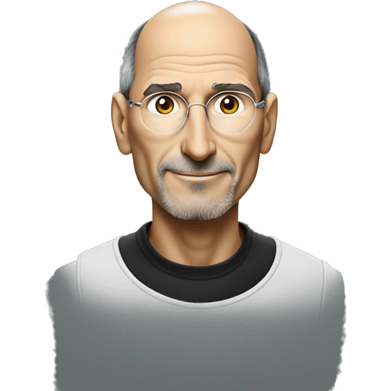 steve jobs is looking for a job emoji