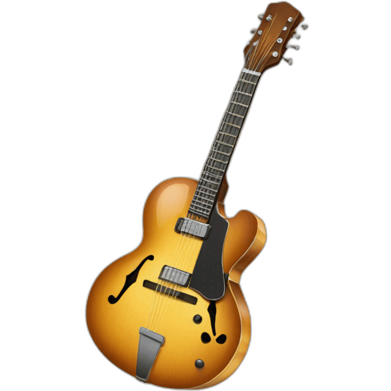 archtop guitar emoji