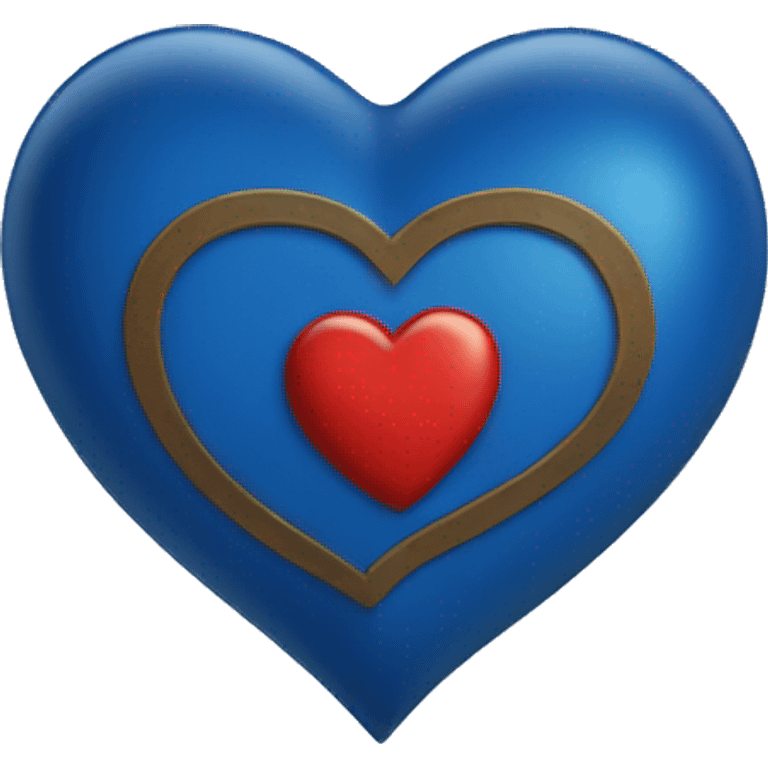 A nave Blue heart emoji