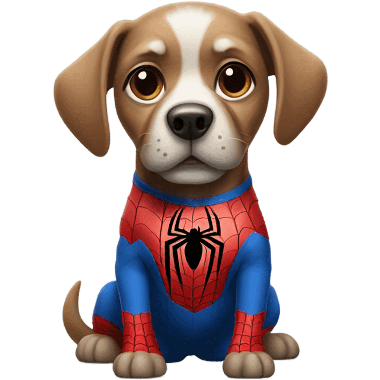 DOG SPIDER MAN emoji