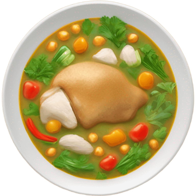 Plato de sopa  emoji