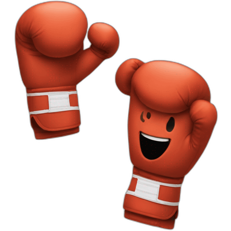 Boxing hi five emoji