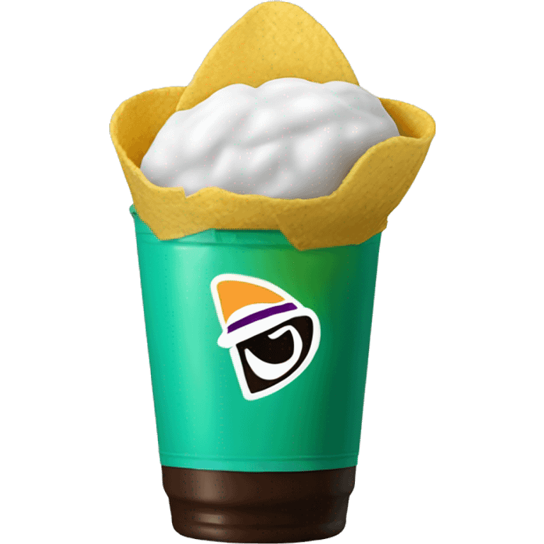 Taco Bell Baja blast emoji