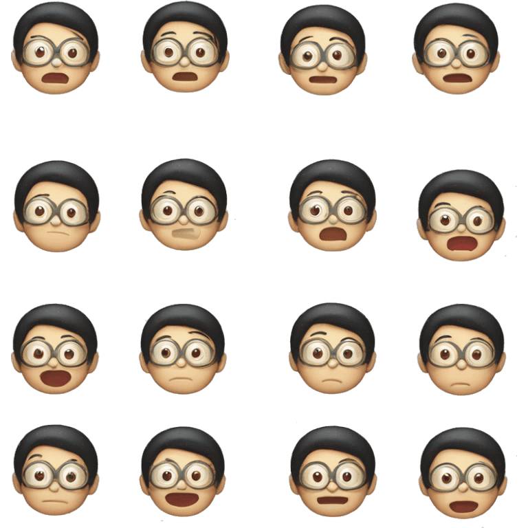 doraemon kis  nobita emoji