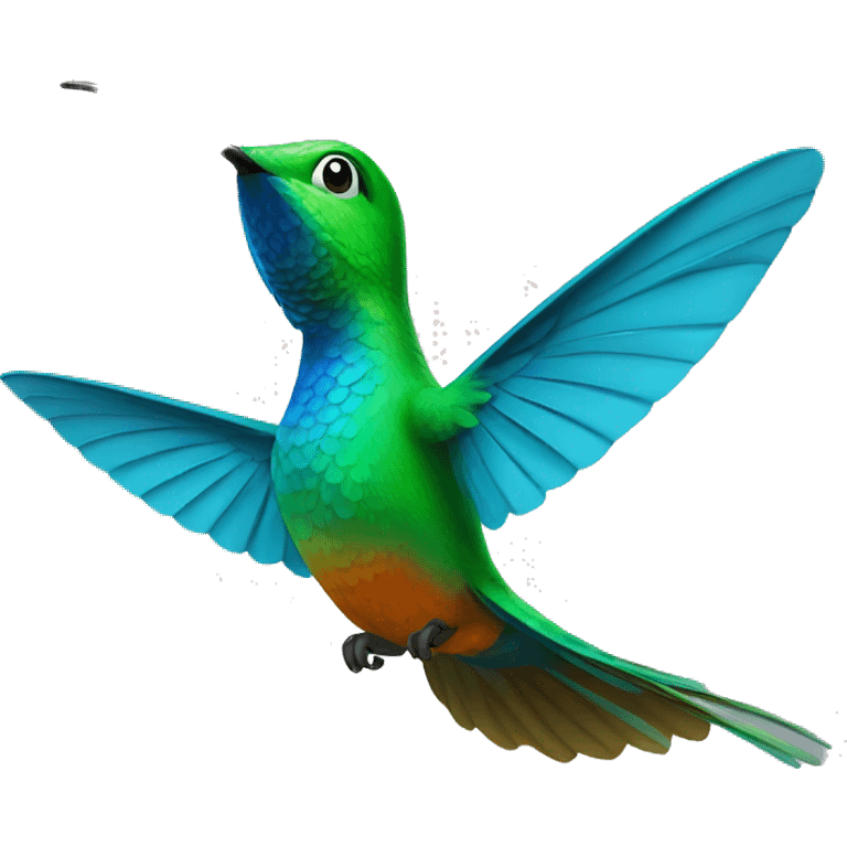 UN COLIBRI BAILANDO emoji