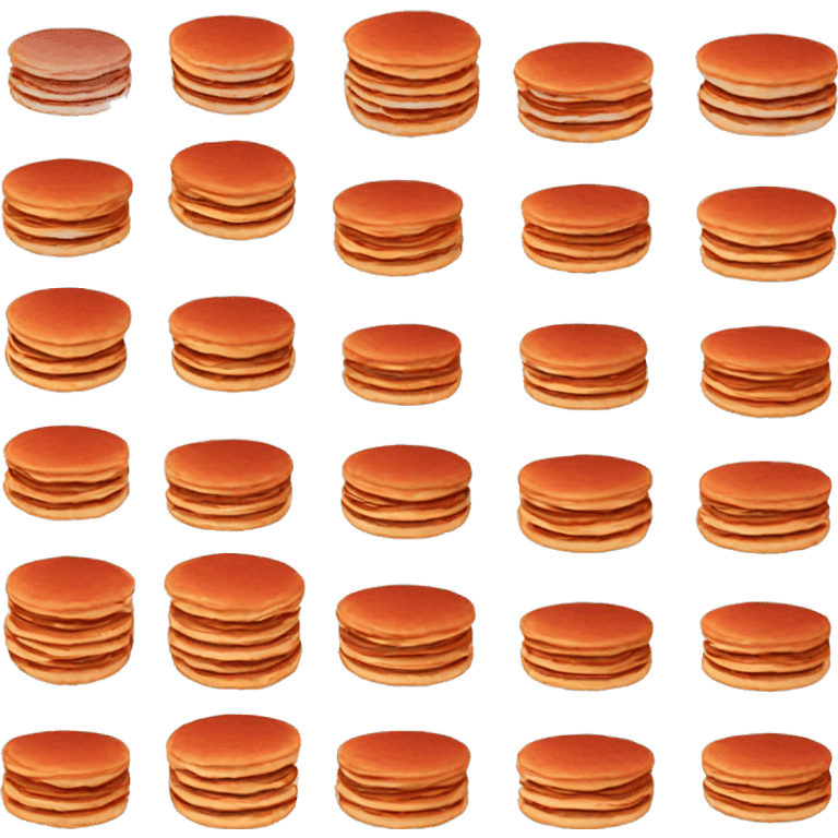 Red pancakes  emoji