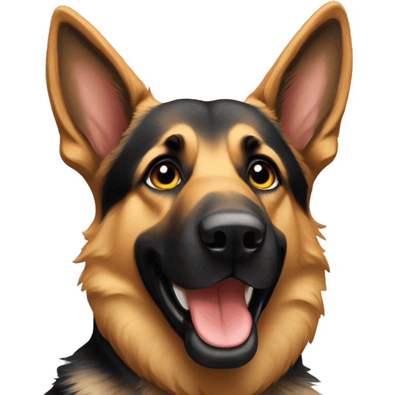 German shepherd  emoji