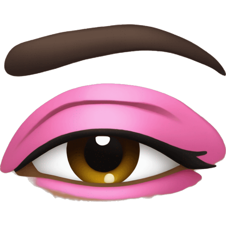 make up pink emoji