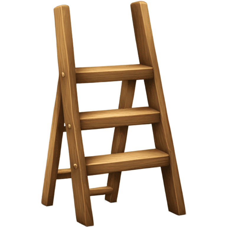 small wooden step ladder emoji