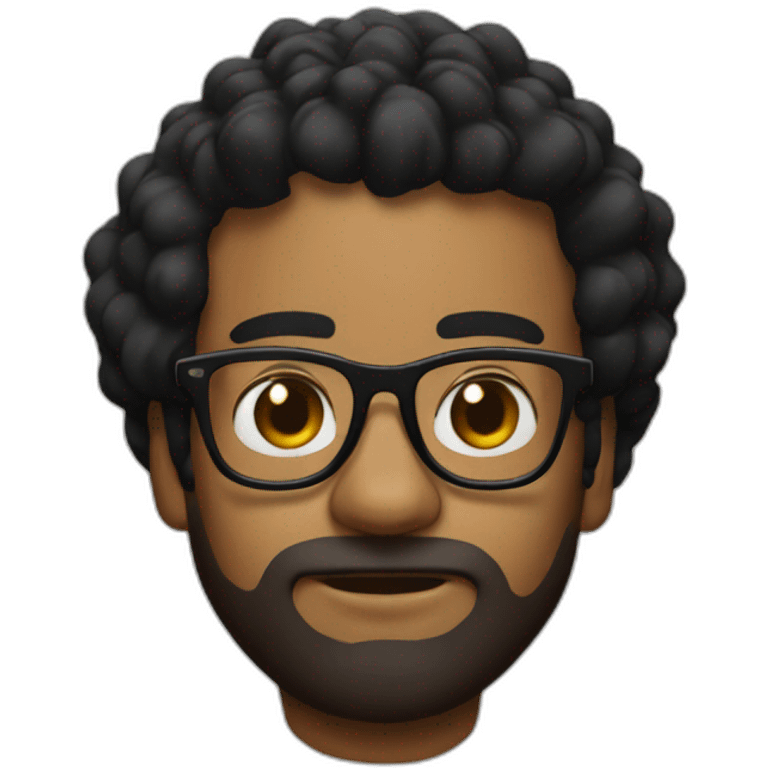 Donald glover with glasses  emoji