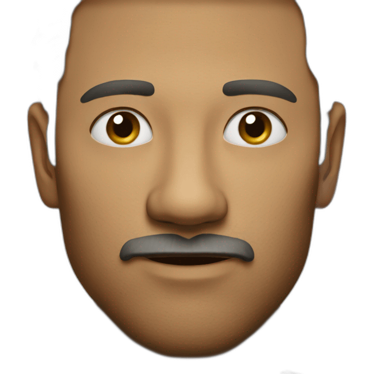 Man with one finger on his nose emoji