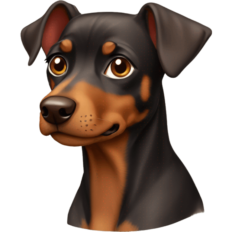 Old brown pinscher  emoji