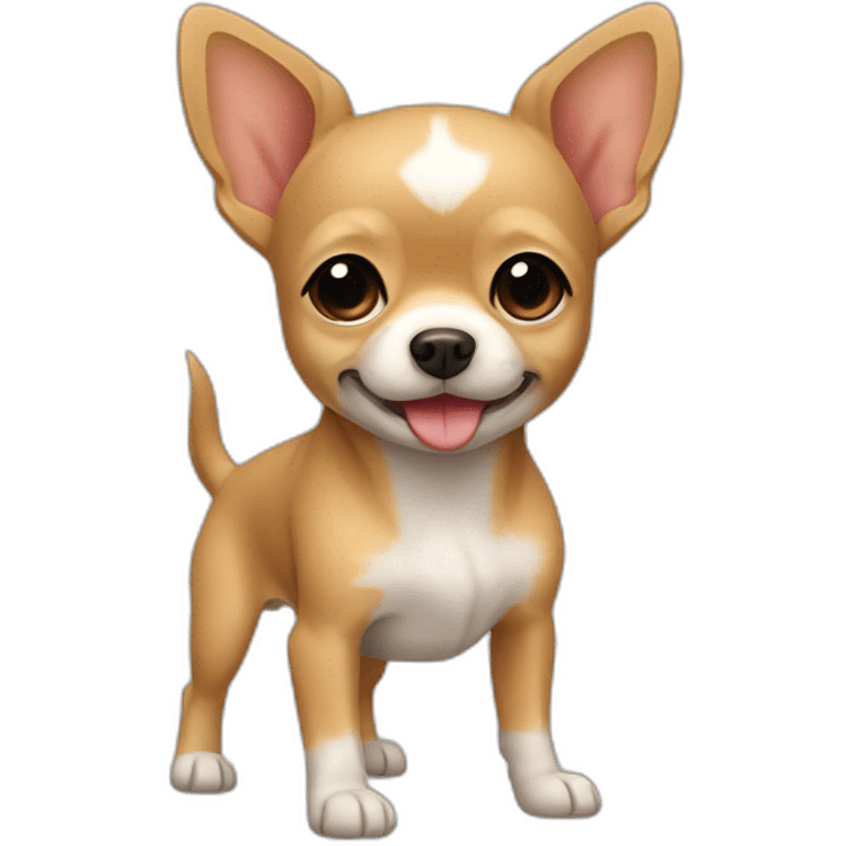 tan color terrier Chihuahua emoji