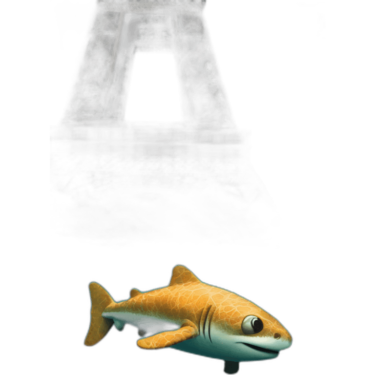 Eifell Tower underwater emoji