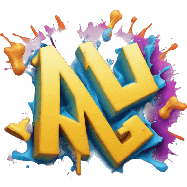 letters NTM in graffiti style emoji