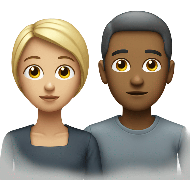 two person thinking about ai emoji