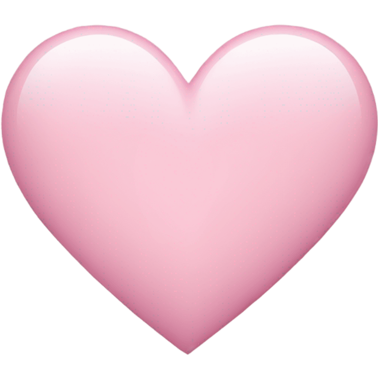 light pink heart  emoji