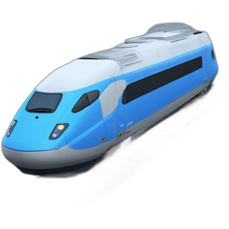 Blue TGV go emoji