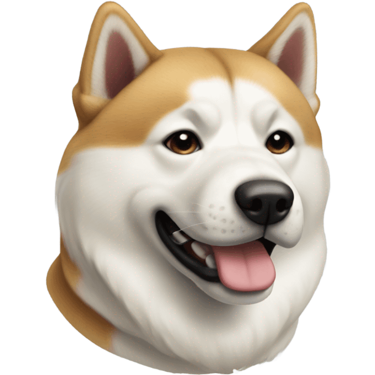 perro atigrado akita emoji