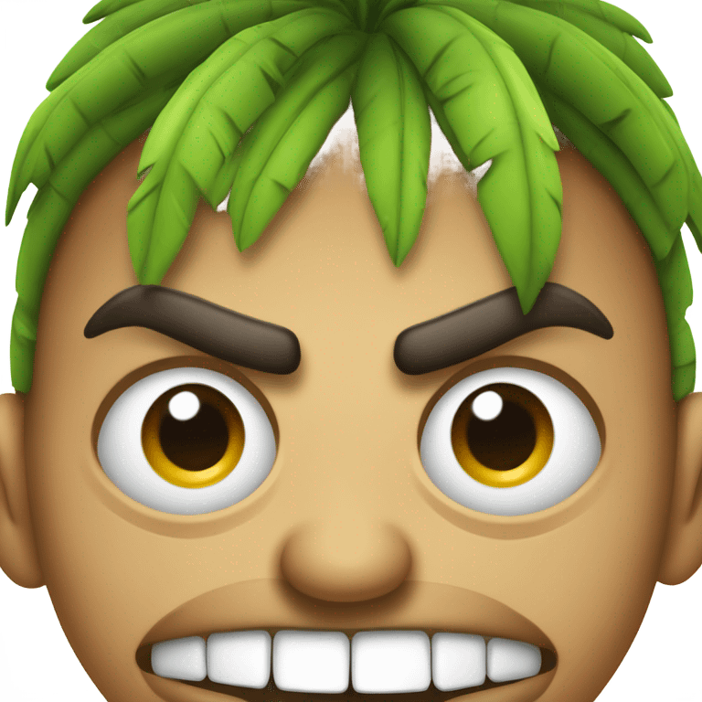 a mix between the palm_tree and rage emoji emoji