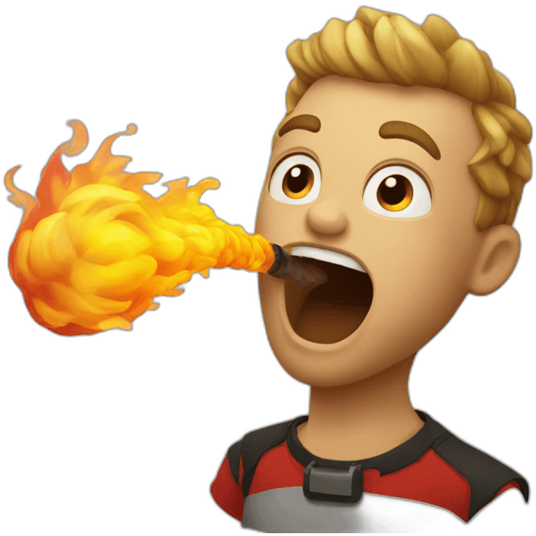 fire breather emoji