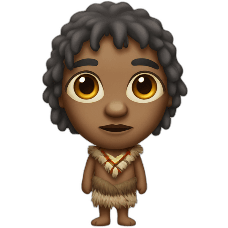 Aborigine is cold emoji