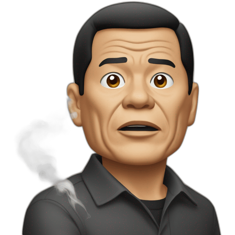 rodrigo duterte smoke shabu emoji