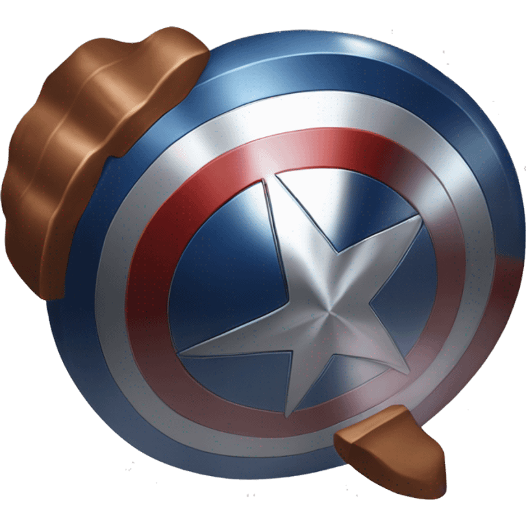 Captain America's sheld emoji