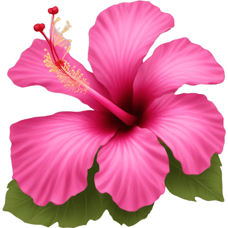 Hibiscus pink emoji