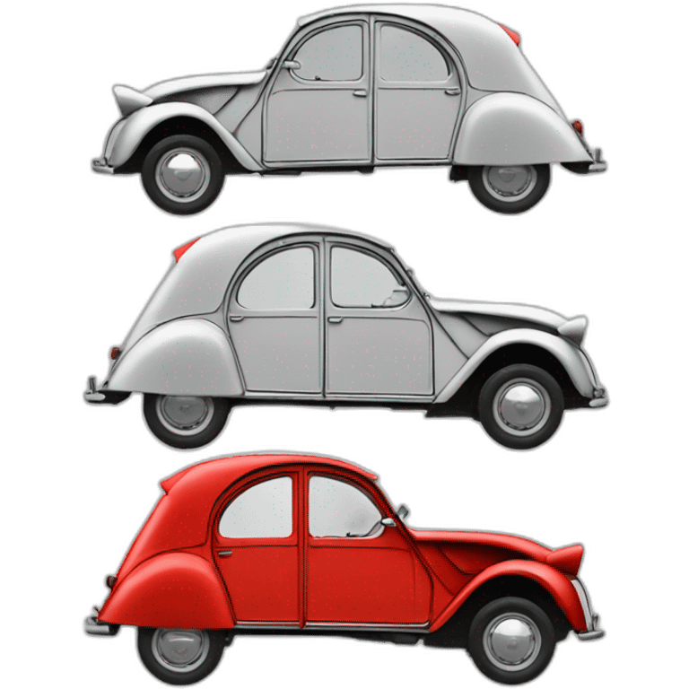 2cv voiture rouge emoji