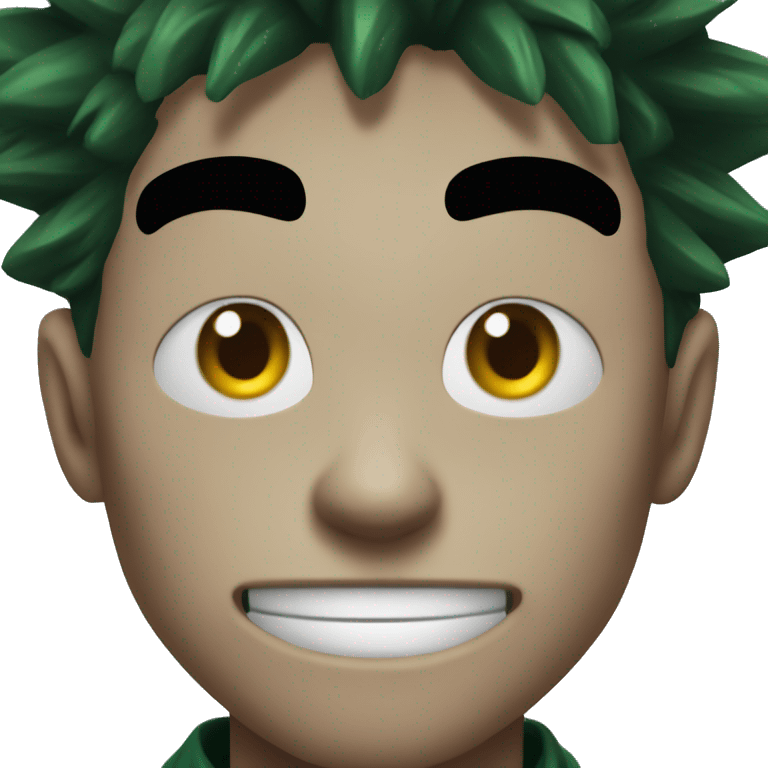 Vigilante Deku scary emoji