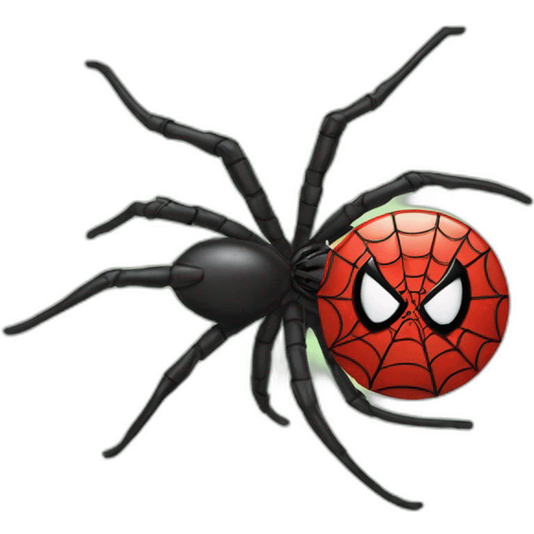 Spider on Spiderman's suit emoji