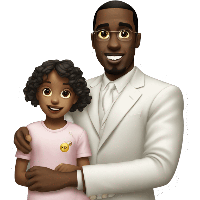 P Diddy with a kid emoji