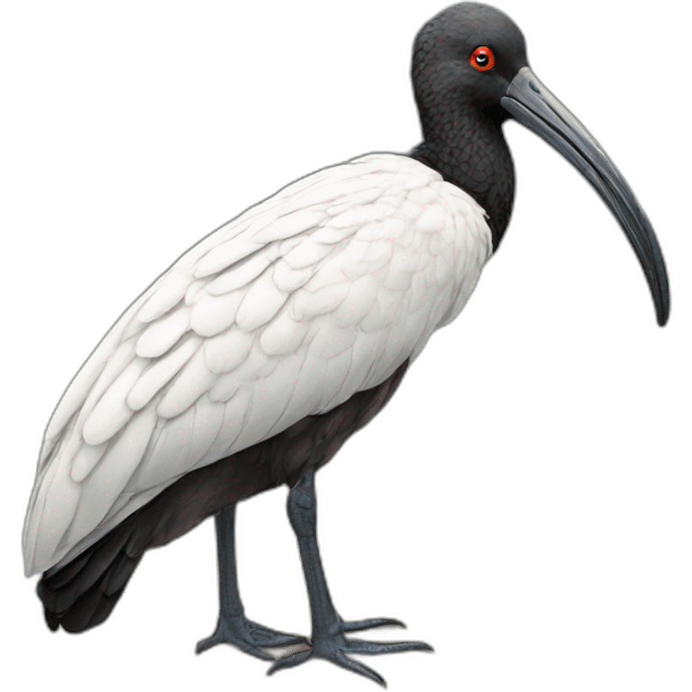 Australian black ibis emoji