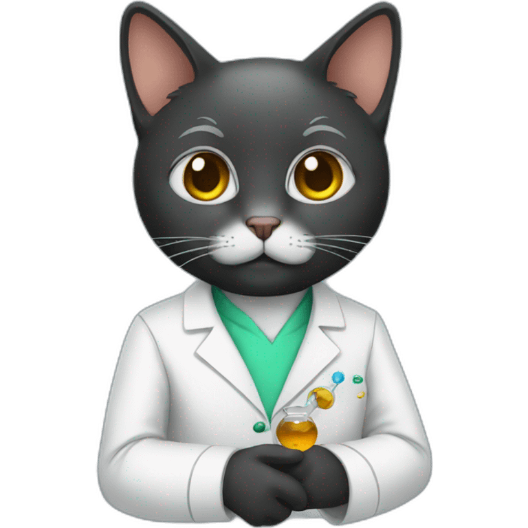 scientist-cat emoji