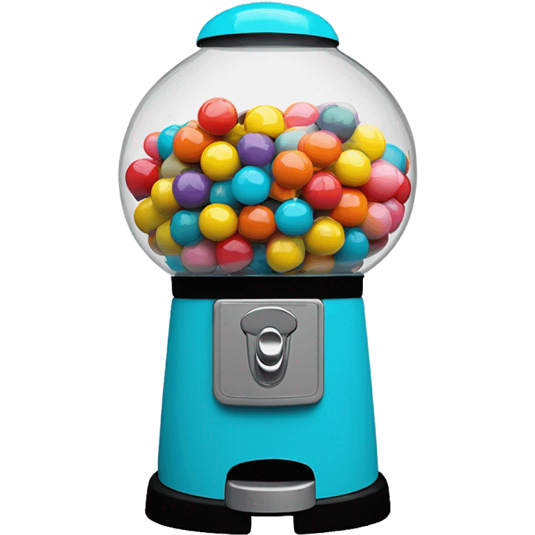 Gumball machine sticking tongue out emoji