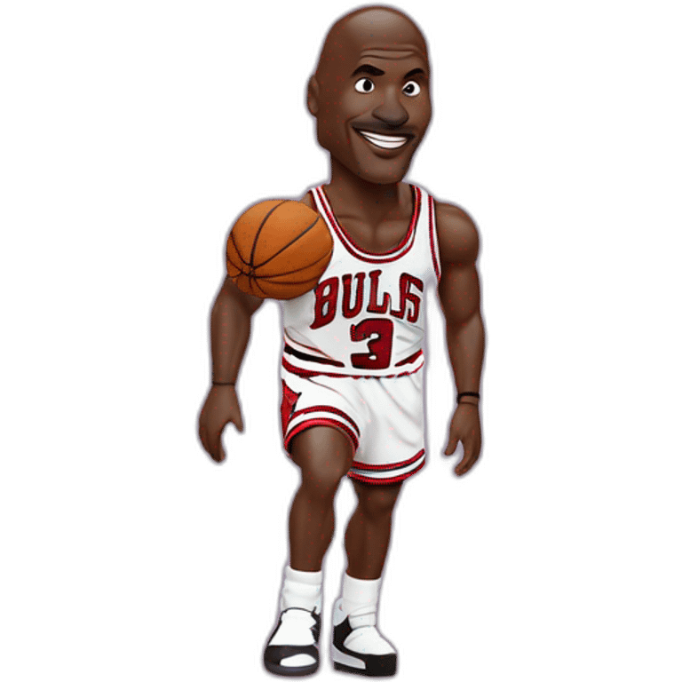 michael jordan dans l'espace emoji