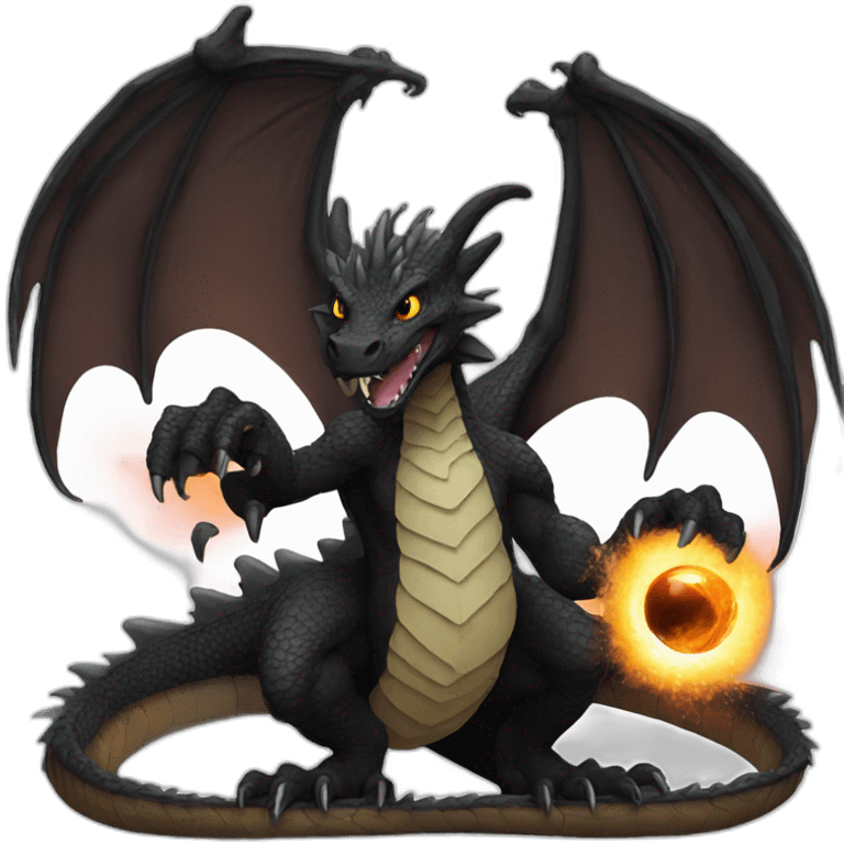 black hole dragon emoji