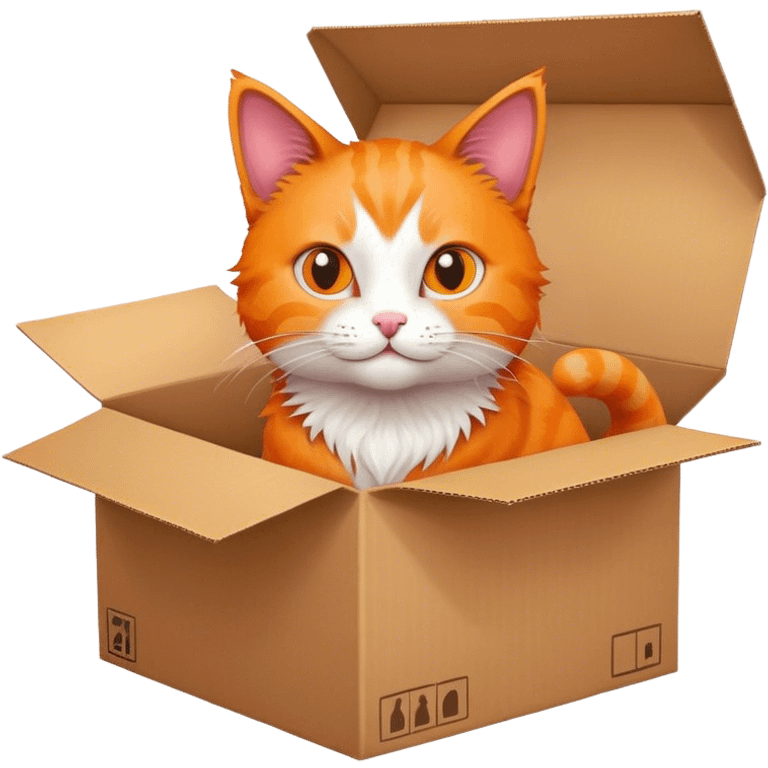 cat from  box emoji