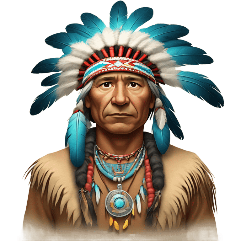 Native American chief emoji