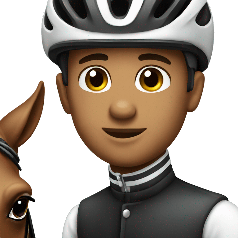 jockey🖤 emoji