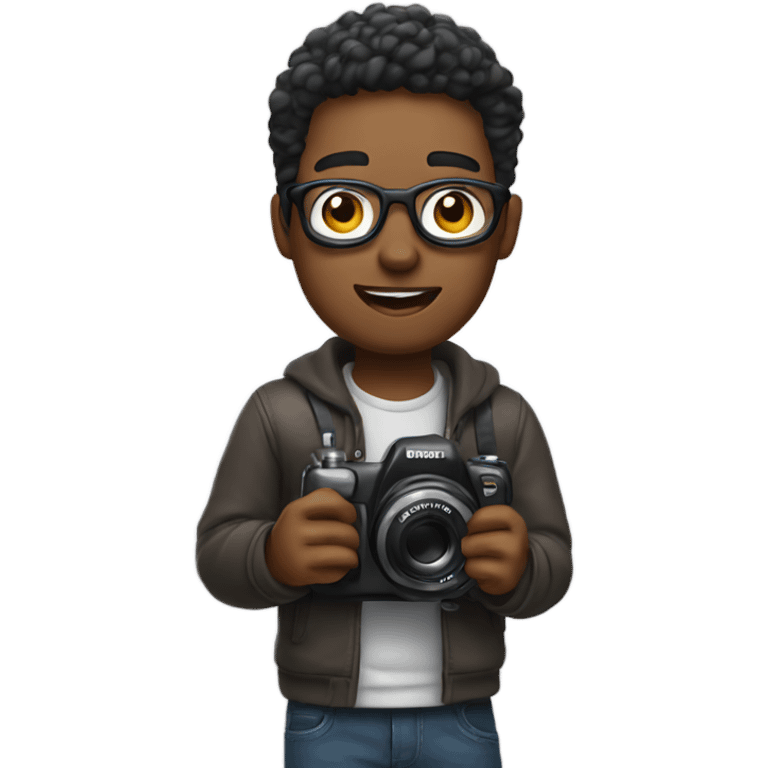 A content creator with a camera  emoji