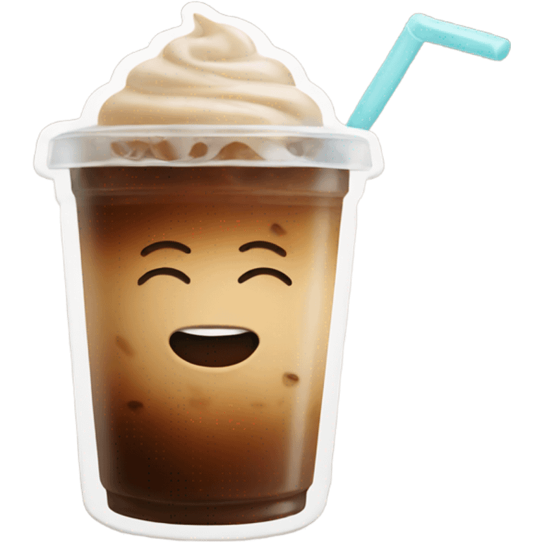 Iced coffee  emoji